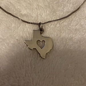 James Avery I love Texas Necklace
